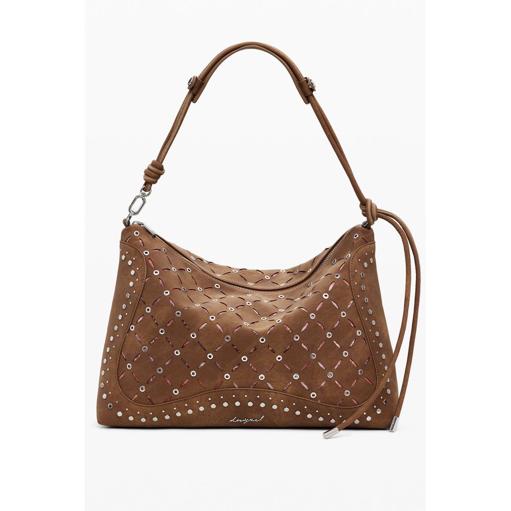 Desigual Marrone Poliuretano Women Mini Bag - Luxe Nova