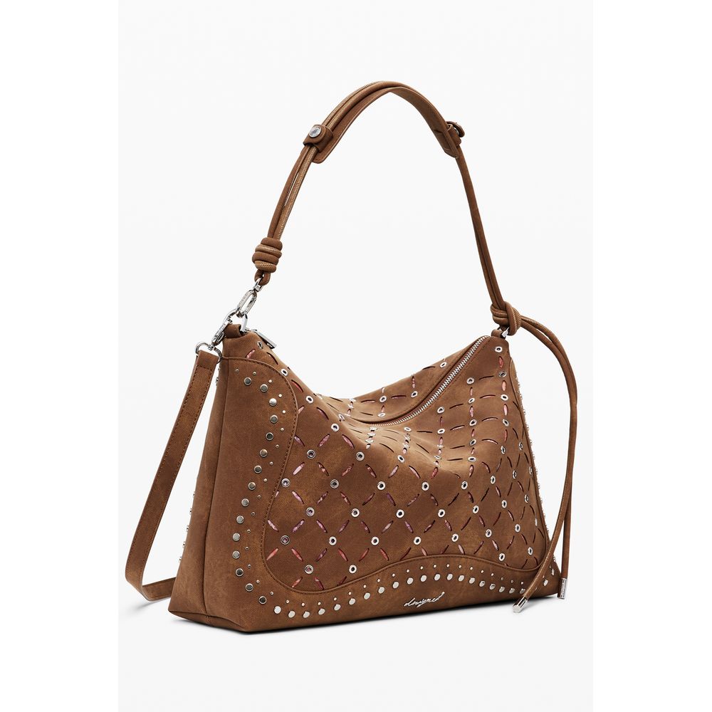 Desigual Marrone Poliuretano Women Mini Bag - Luxe Nova