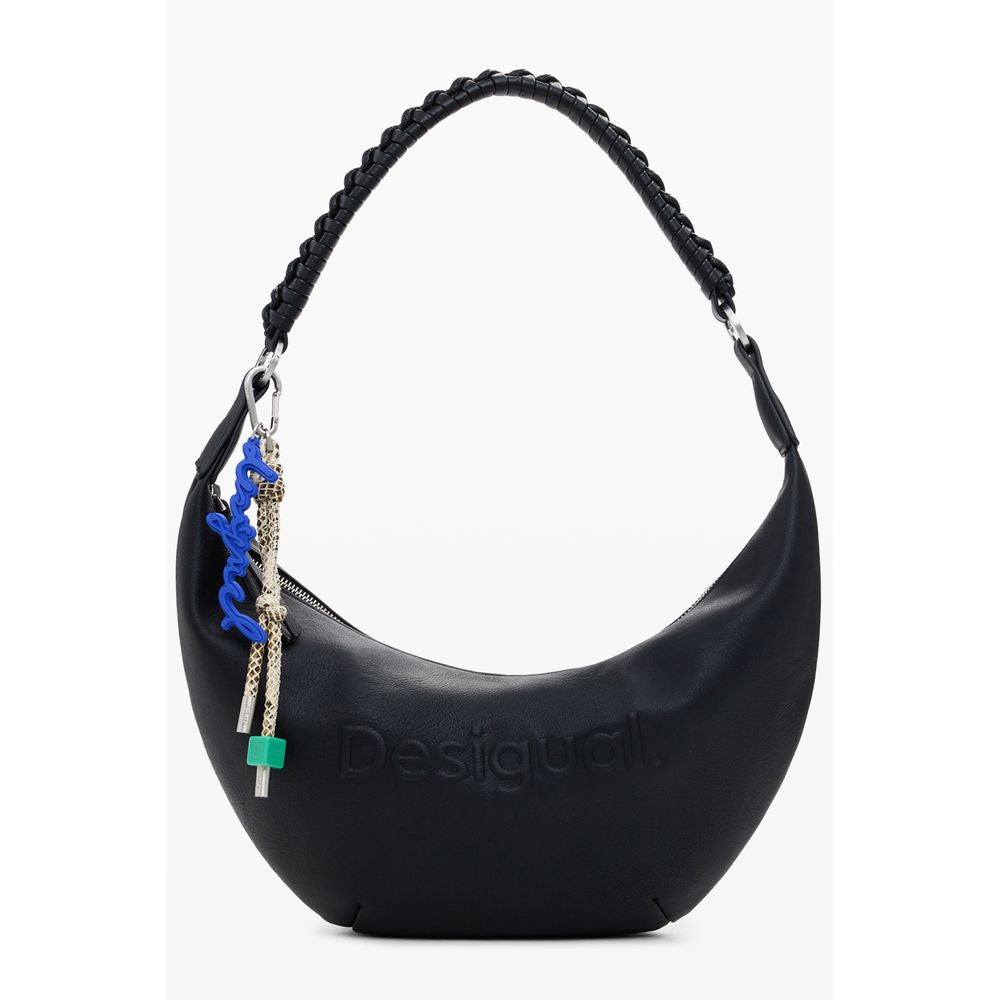 Desigual Black Polyurethane Women Handbag - Luxe Nova