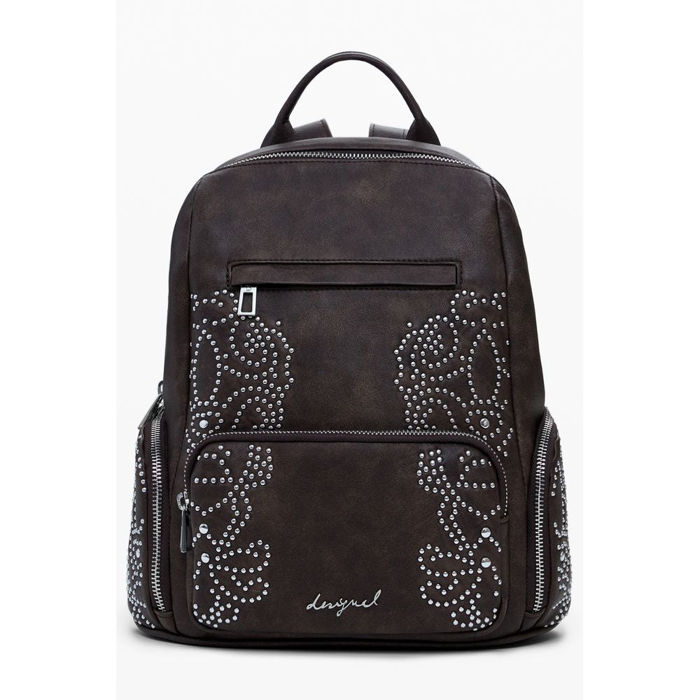 Desigual Brown Polyethylene Women Backpack - Luxe Nova