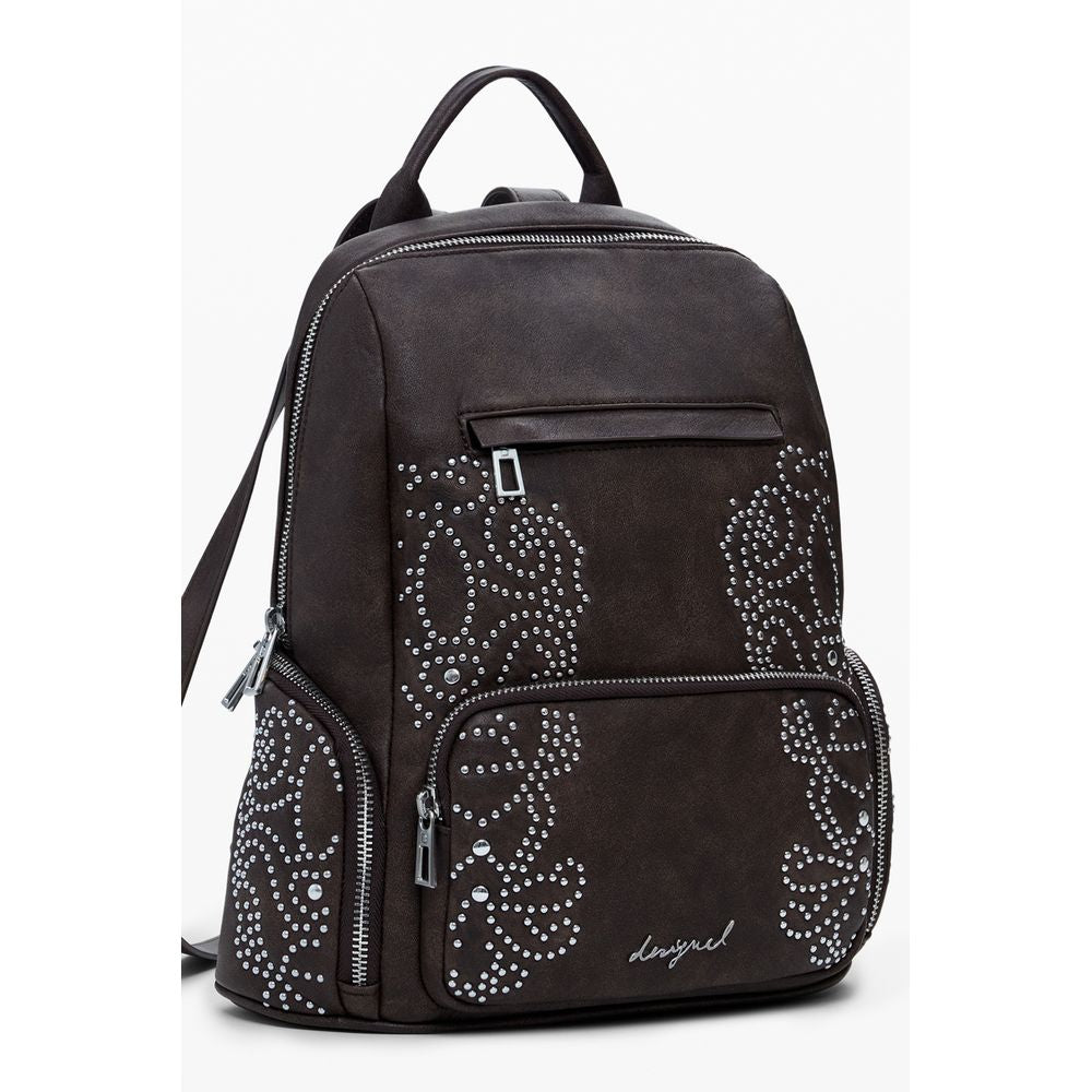 Desigual Brown Polyethylene Women Backpack - Luxe Nova