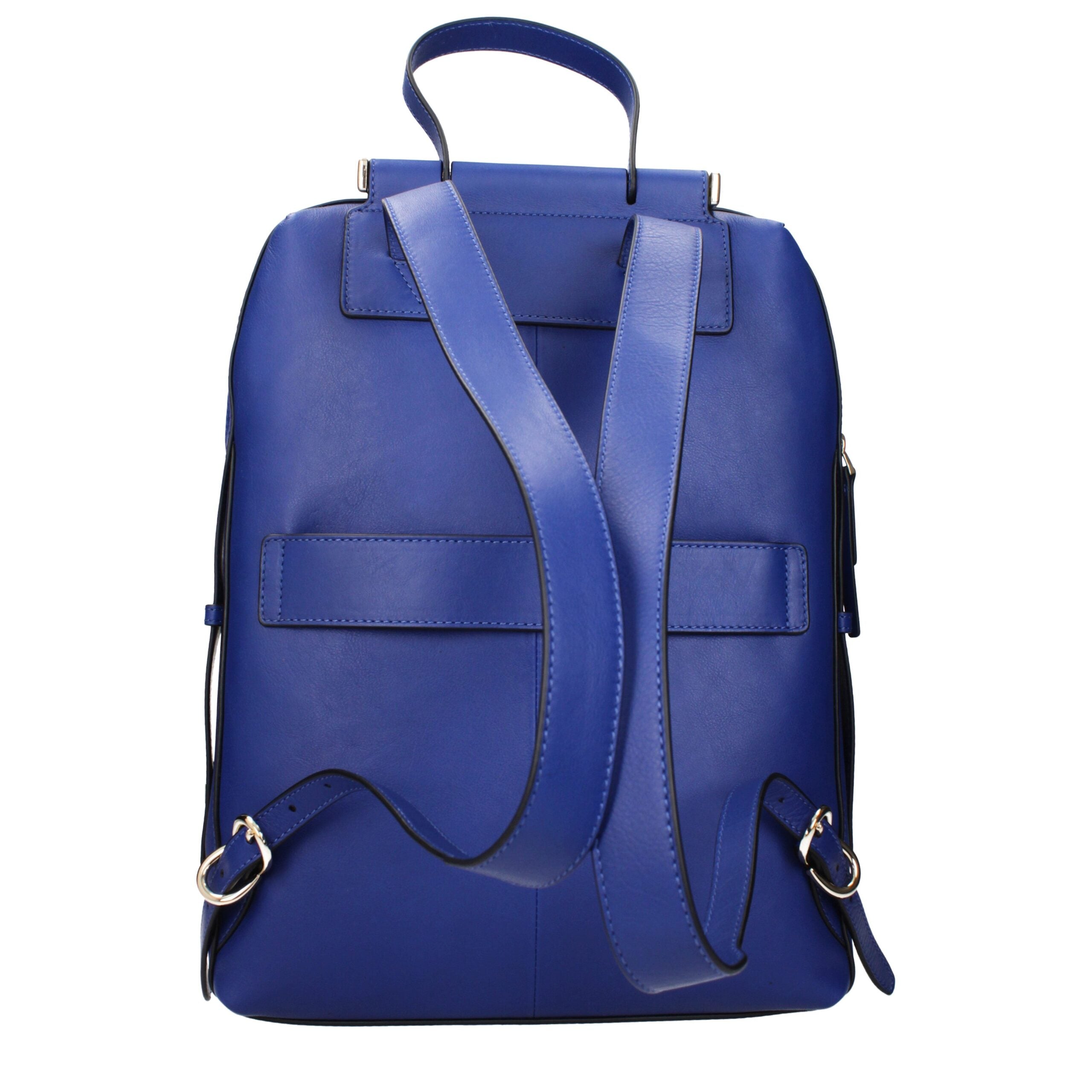 Piquadro Blue Leather Backpack - Luxe Nova
