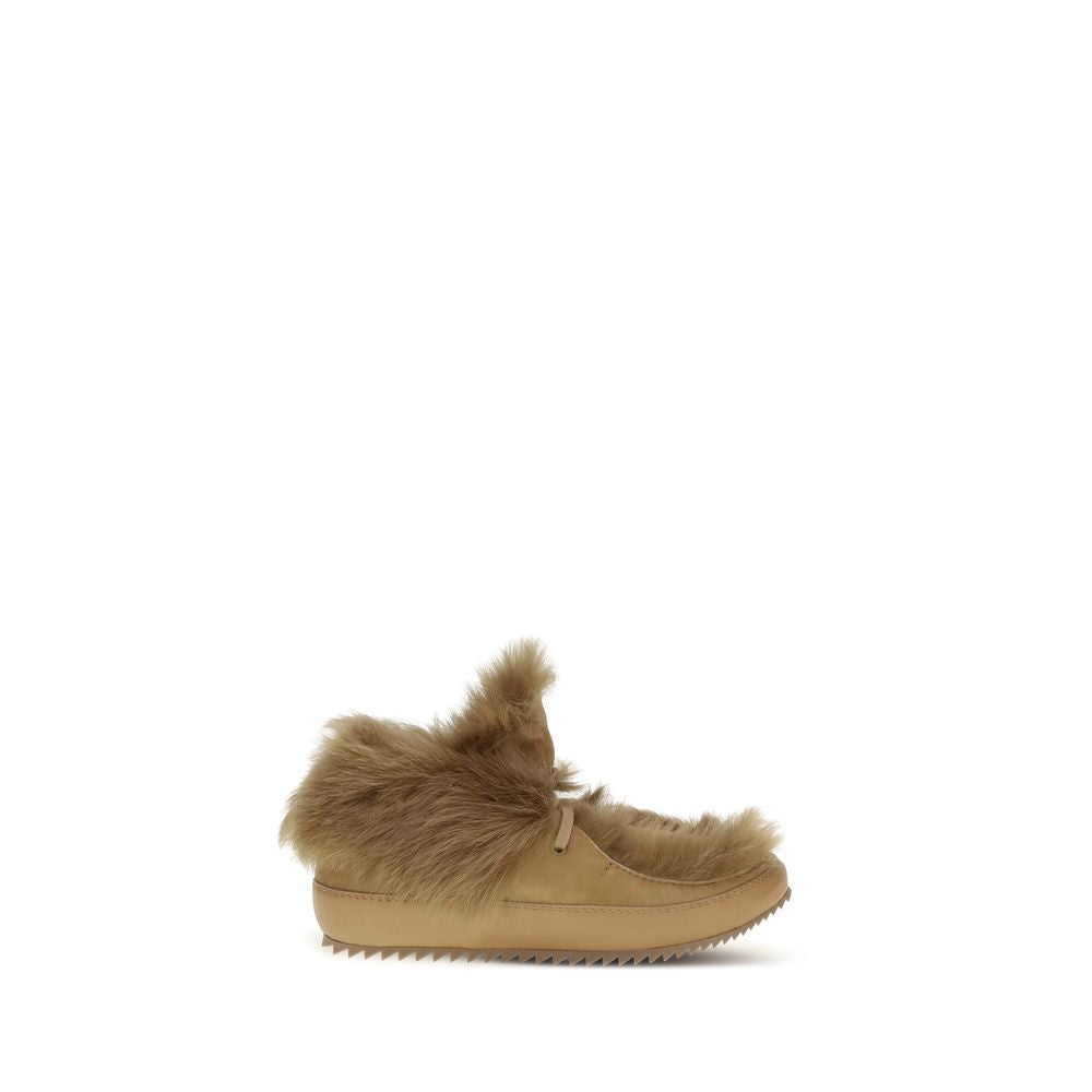Pedro García Beige Leather Ankle Boots - Luxe Nova