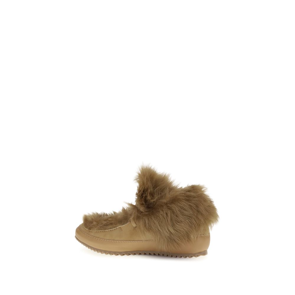 Pedro García Beige Leather Ankle Boots - Luxe Nova