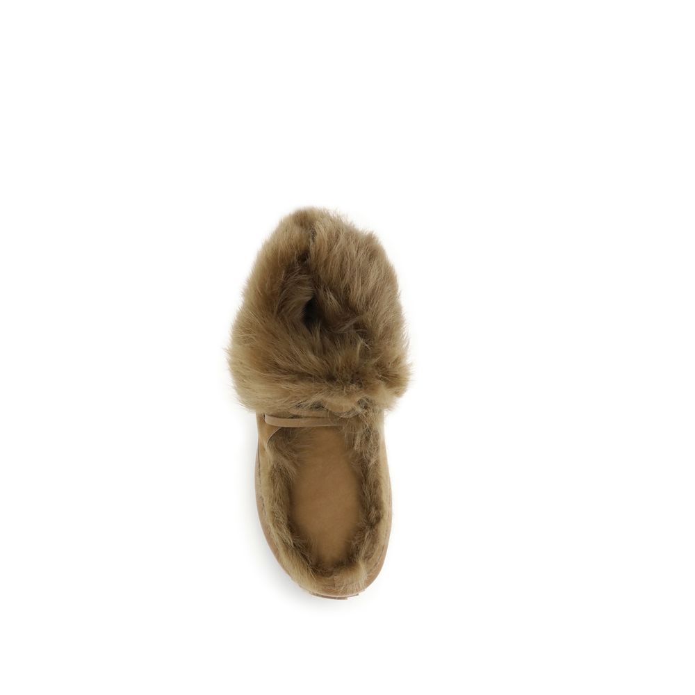 Pedro García Beige Leather Ankle Boots - Luxe Nova