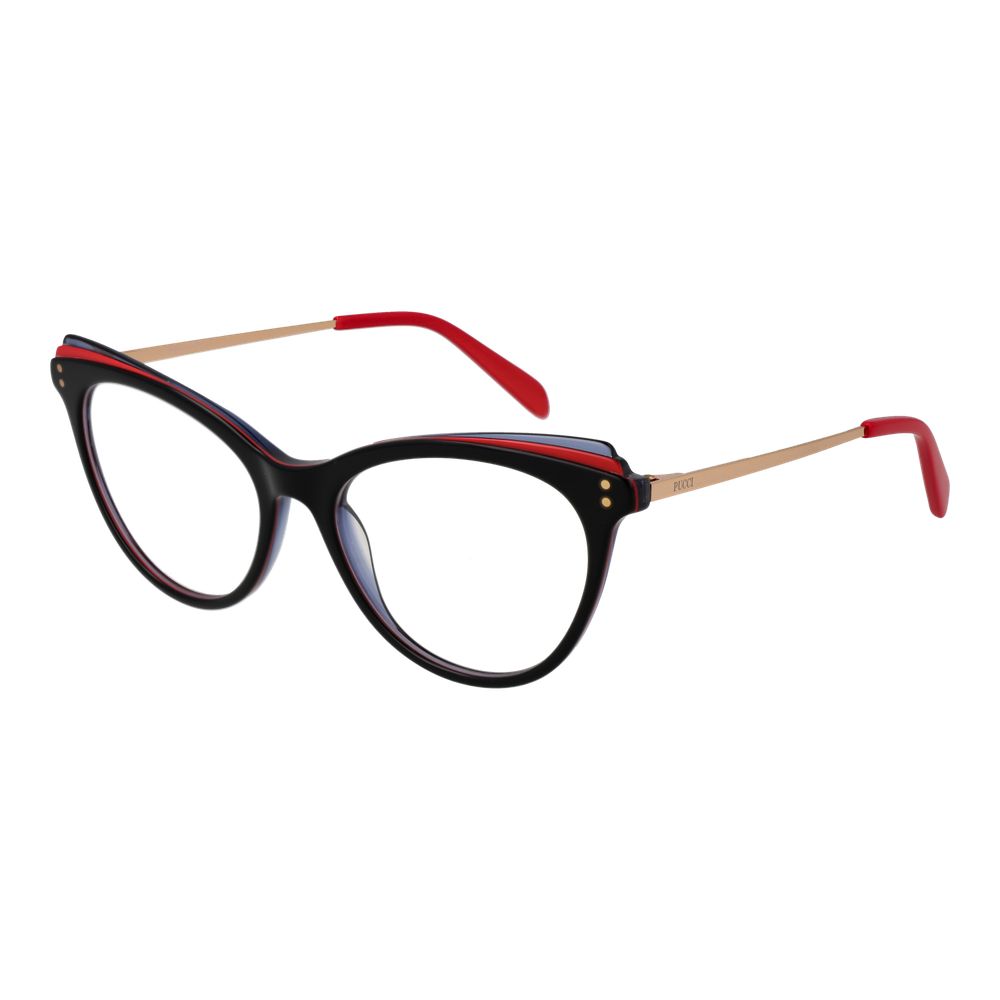 Emilio Pucci Black Acetate Glasses (Frames) - Luxe Nova