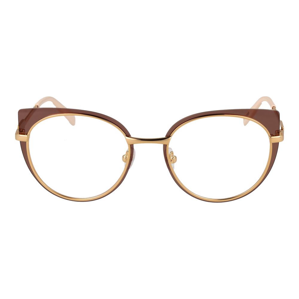 Emilio Pucci Brown Metal Glasses (Frames) - Luxe Nova