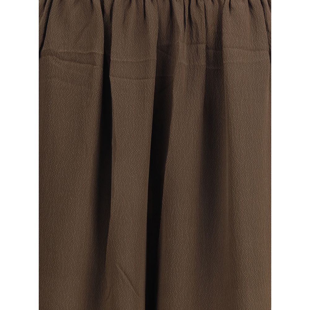 Petar Petrov Brown Silk Pants - Luxe Nova