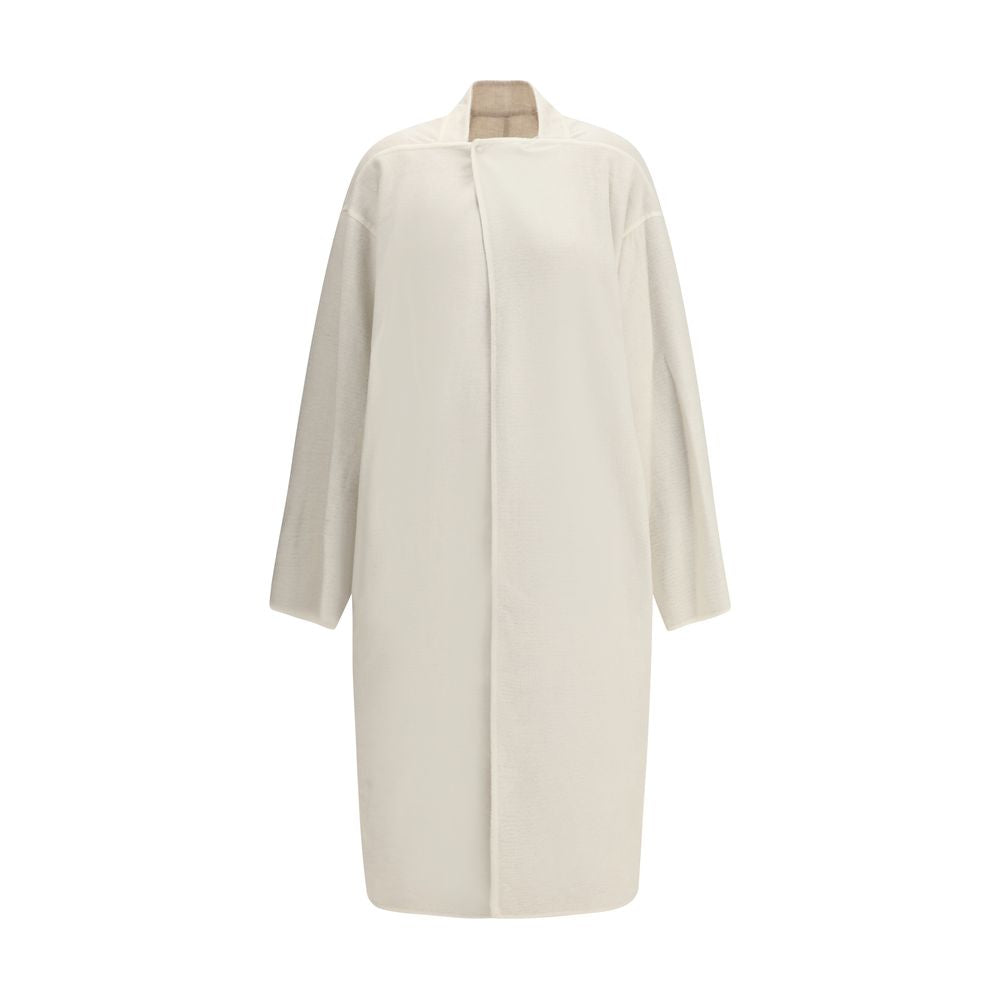 Rick Owens Beige Camel Hair  Coat