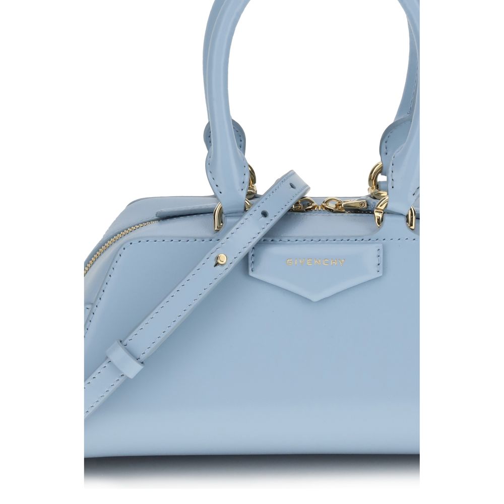 Givenchy Blue Calf Leather Bos Taurus Handbag