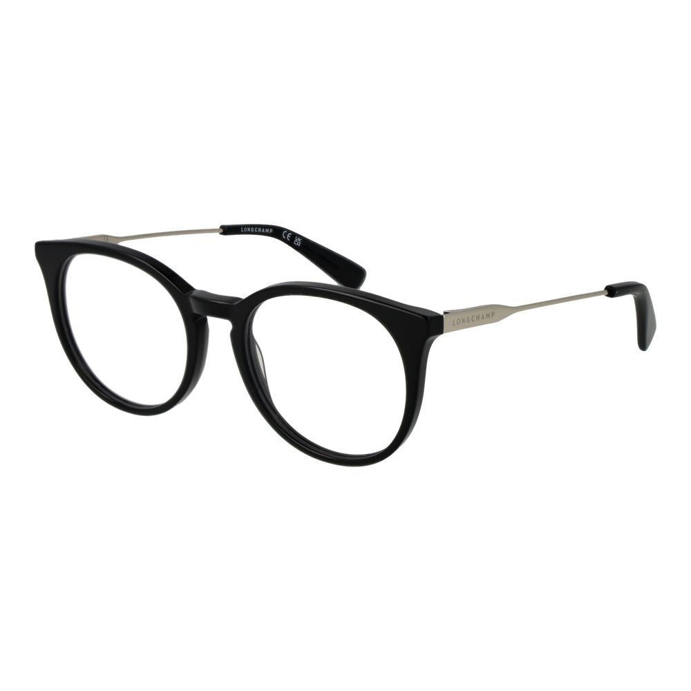Longchamp Black Metal Glasses (Frames) - Luxe Nova