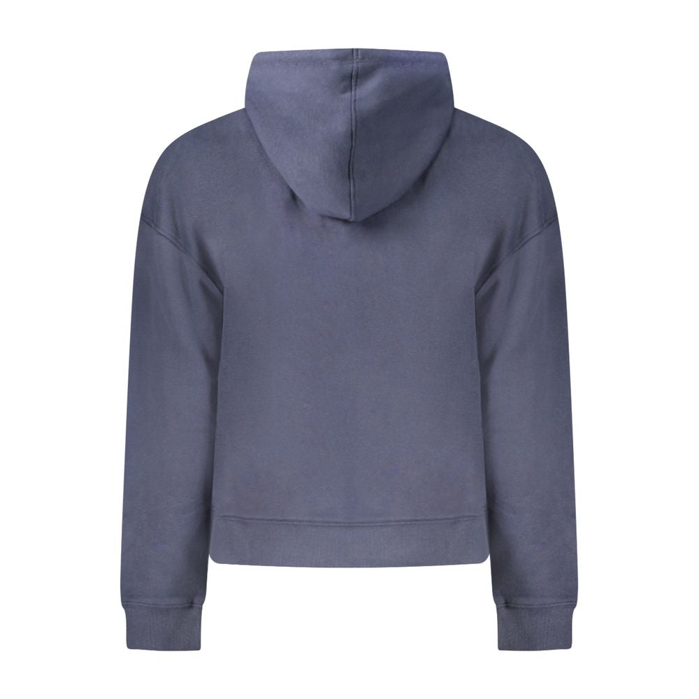 Pepe Jeans Blue Cotton Women's Hoodie - Luxe Nova