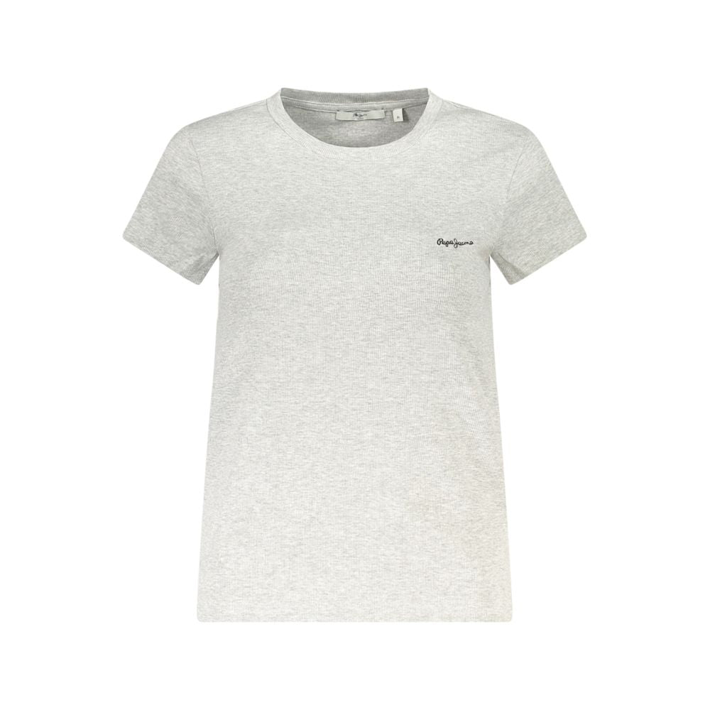 Pepe Jeans Grigio Cotton Women T-Shirt - Luxe Nova