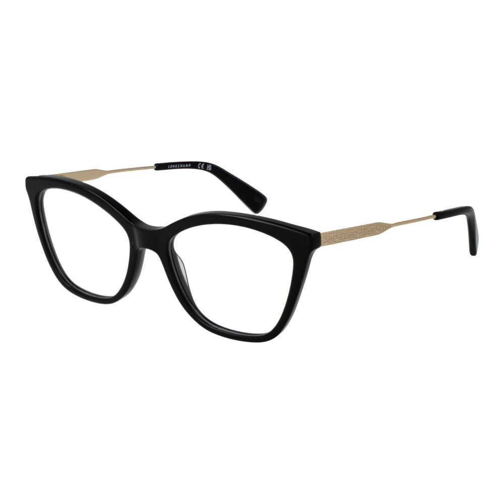 Longchamp Black Metal Glasses (Frames) - Luxe Nova