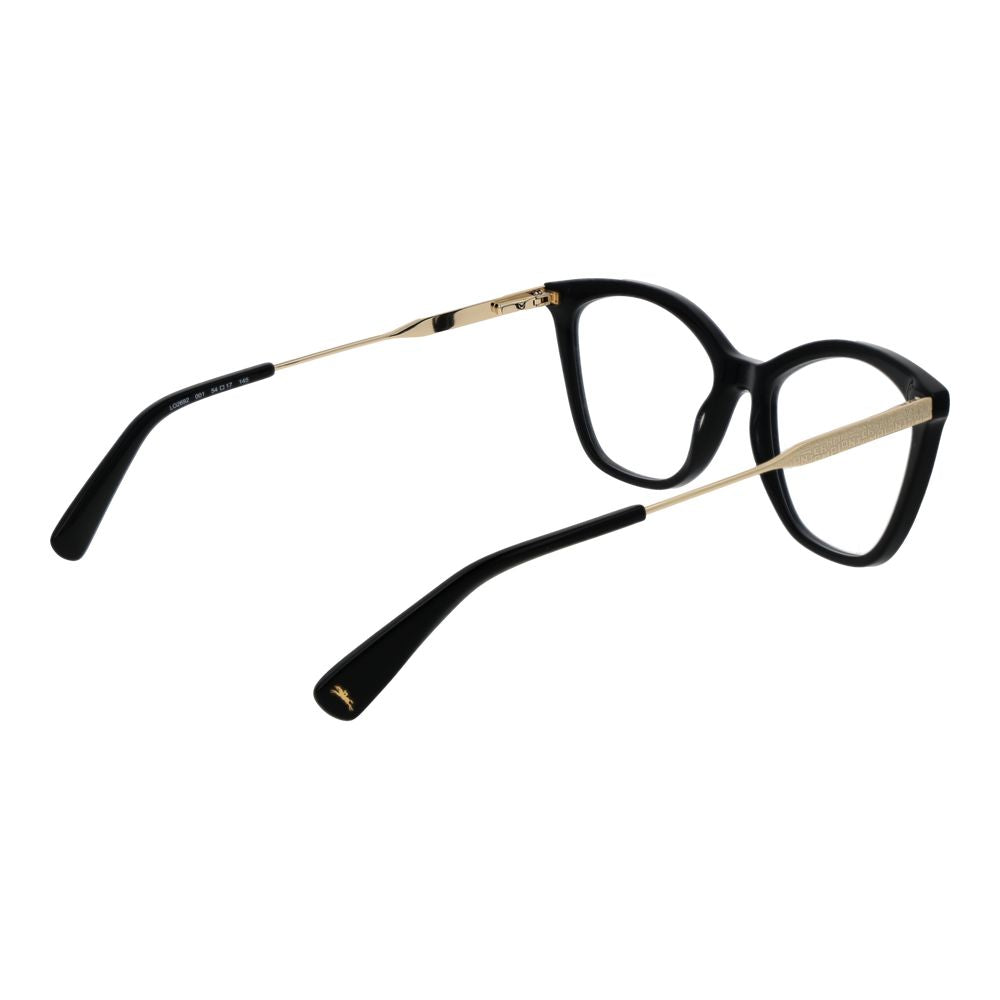 Longchamp Black Metal Glasses (Frames) - Luxe Nova