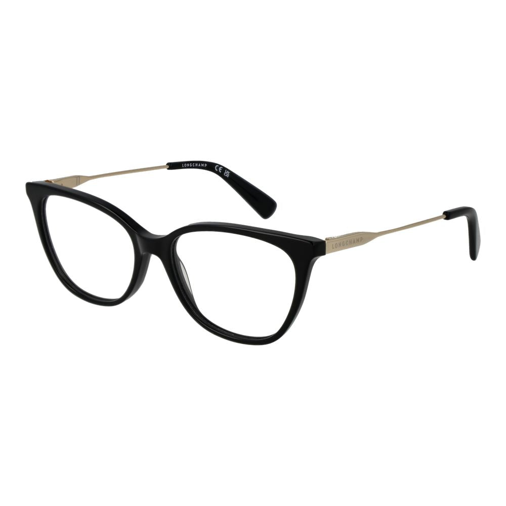 Longchamp Black Metal Glasses (Frames) - Luxe Nova