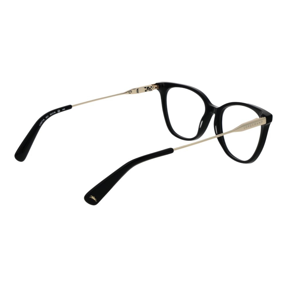 Longchamp Black Metal Glasses (Frames) - Luxe Nova