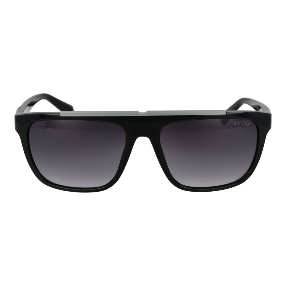 Guess Black Stainless Steel Sunglasses - Luxe Nova