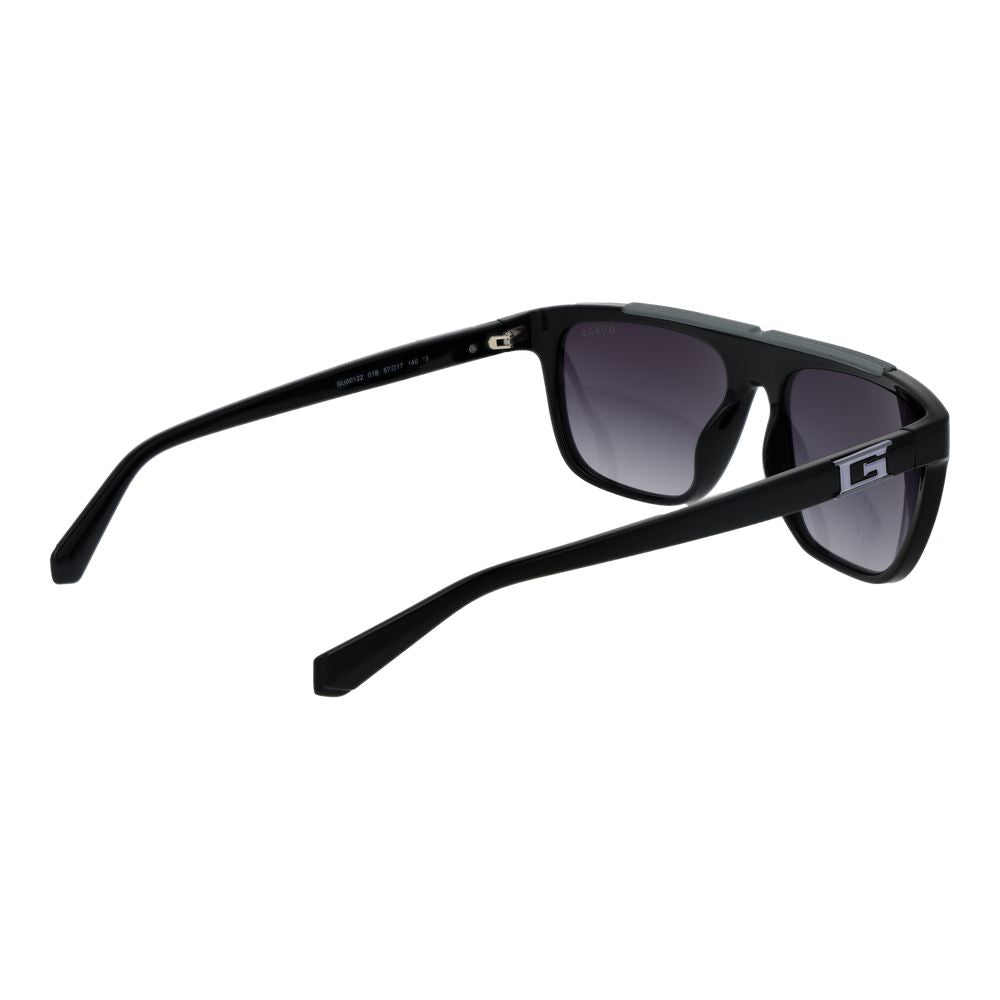 Guess Black Stainless Steel Sunglasses - Luxe Nova