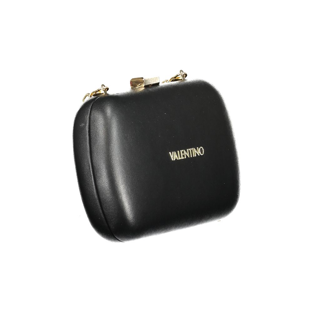Mario Valentino Black Polyurethane Women Handbag - Luxe Nova