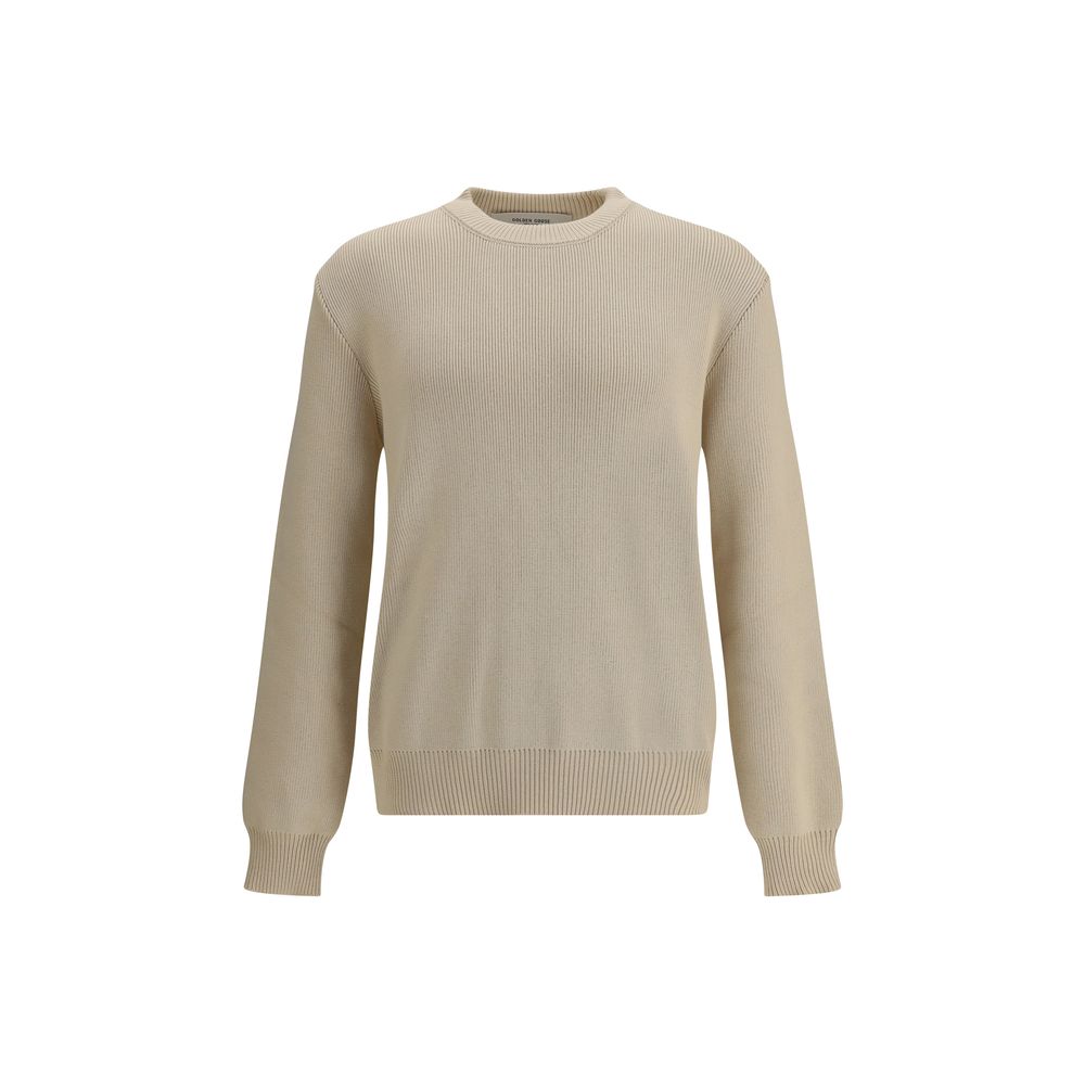 Golden Goose Beige Cotton Sweatshirt - Luxe Nova