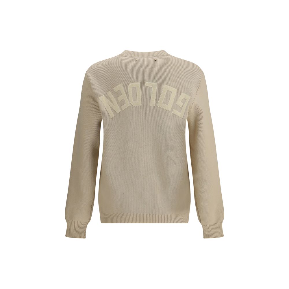 Golden Goose Beige Cotton Sweatshirt - Luxe Nova