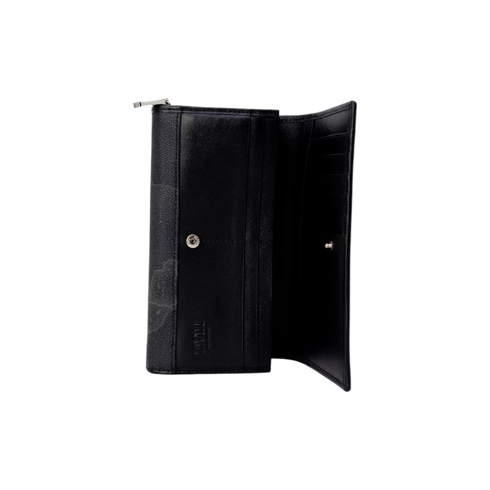 Alviero Martini Prima Classe Black Leather Wallet - Luxe Nova