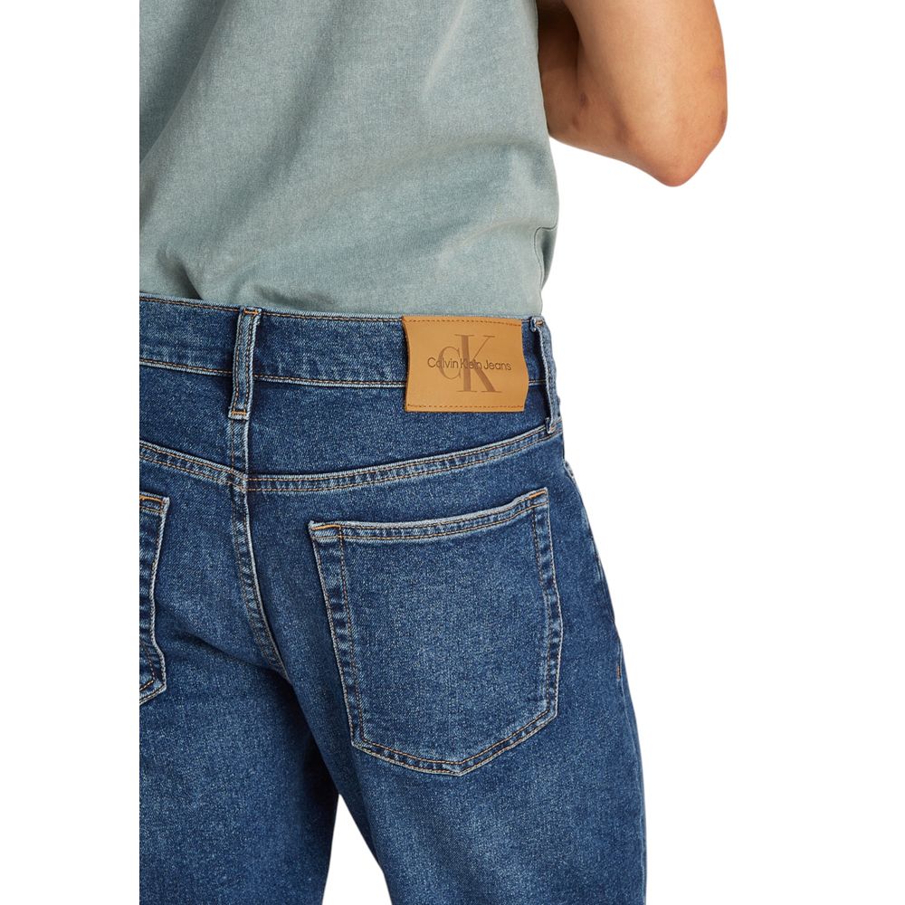 Calvin Klein Jeans Blue Cotton Bermuda Shorts