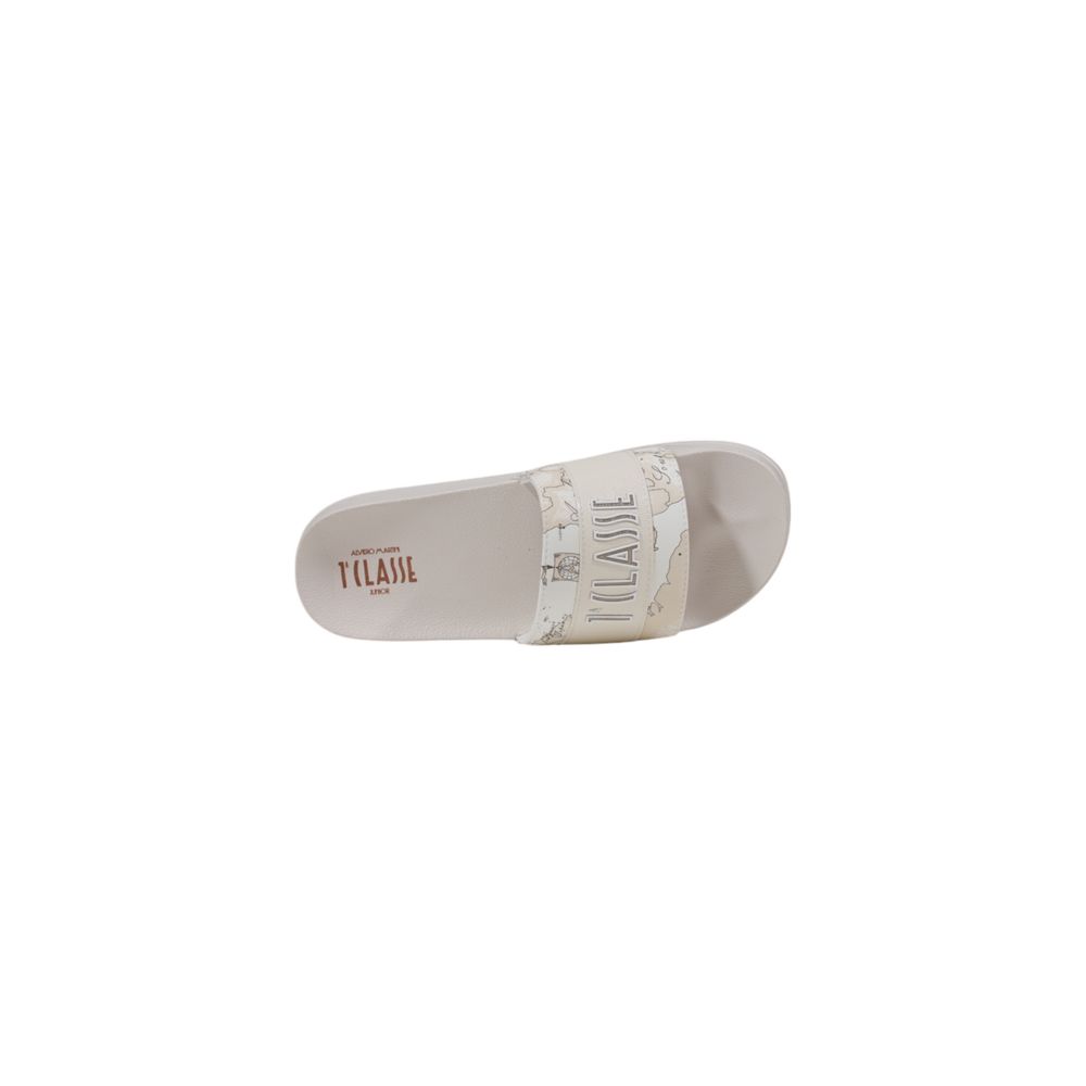 Alviero Martini Prima Classe White Polyethylene Slippers