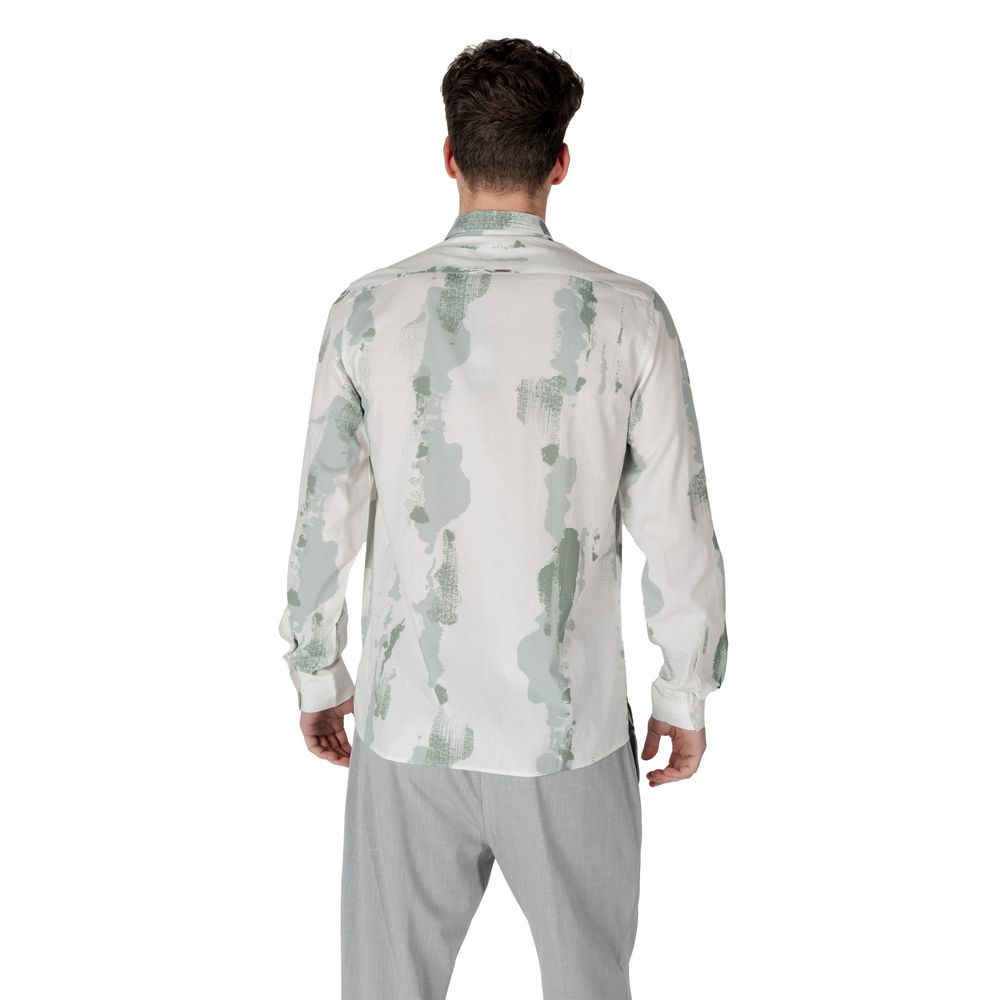 Antony Morato Bicolor Viscose Pattern Shirt - Luxe Nova