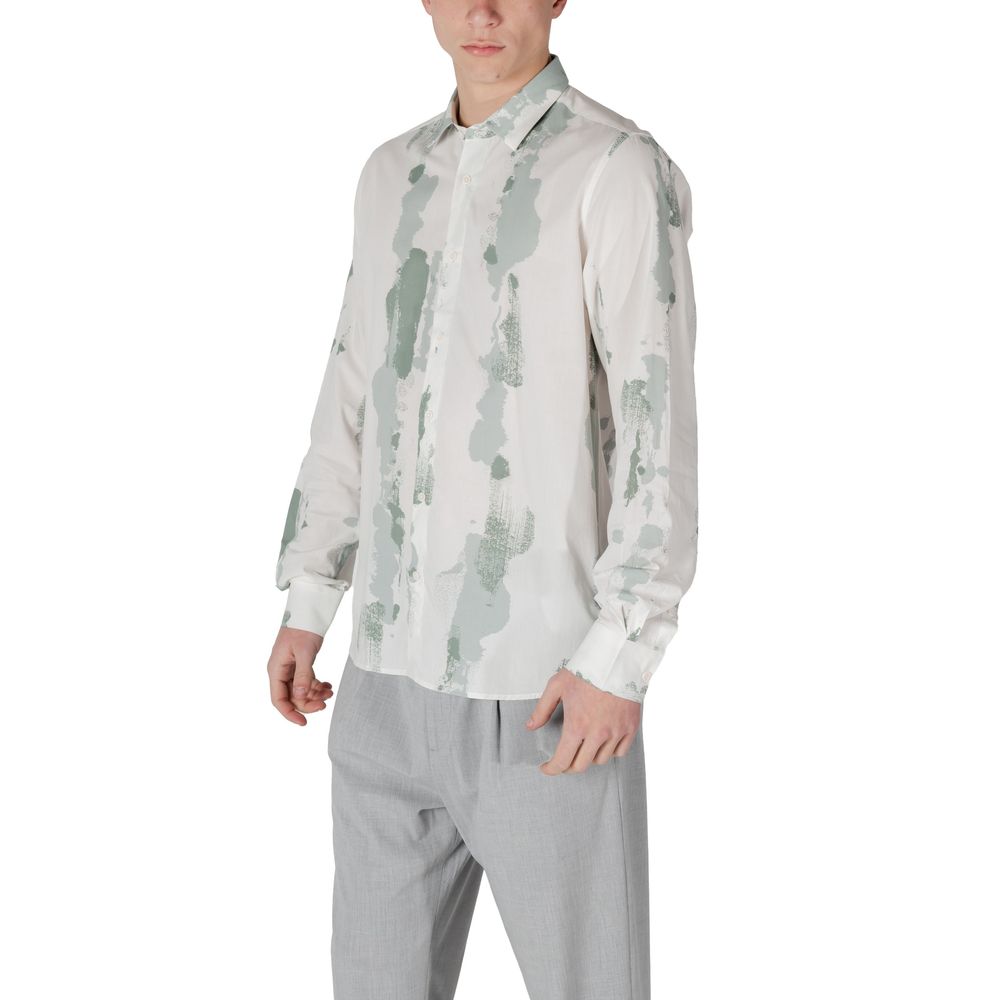 Antony Morato Bicolor Viscose Pattern Shirt - Luxe Nova