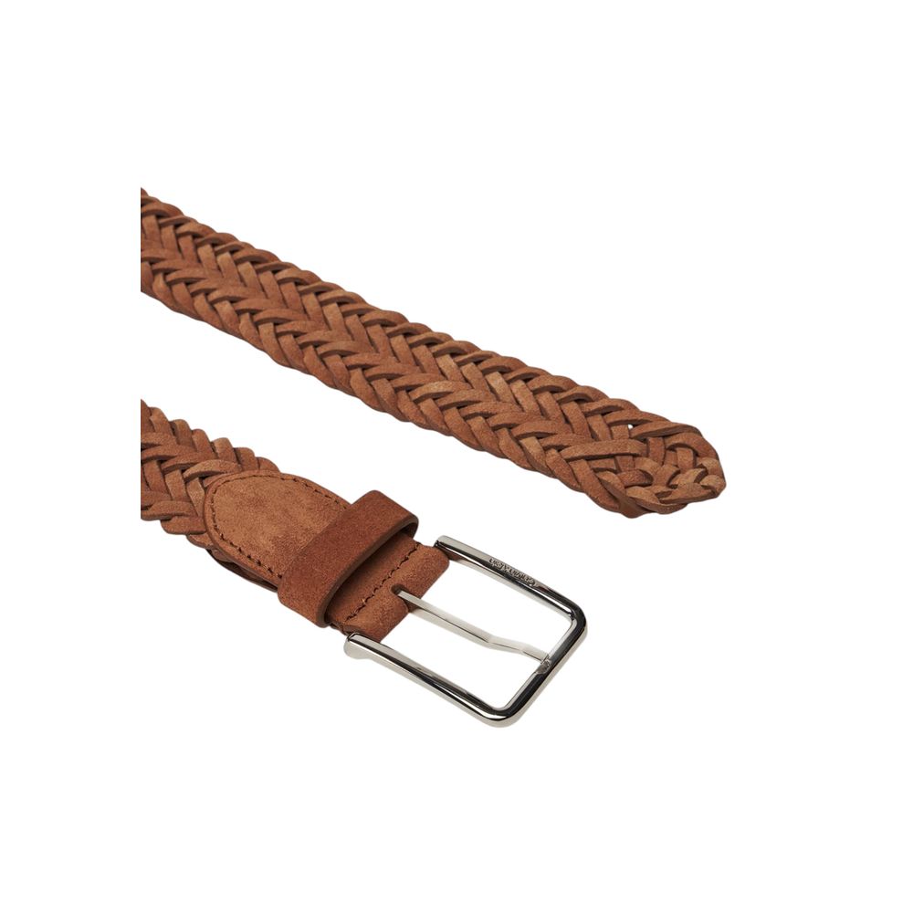 Calvin Klein Brown Leather Regular Belt - Luxe Nova