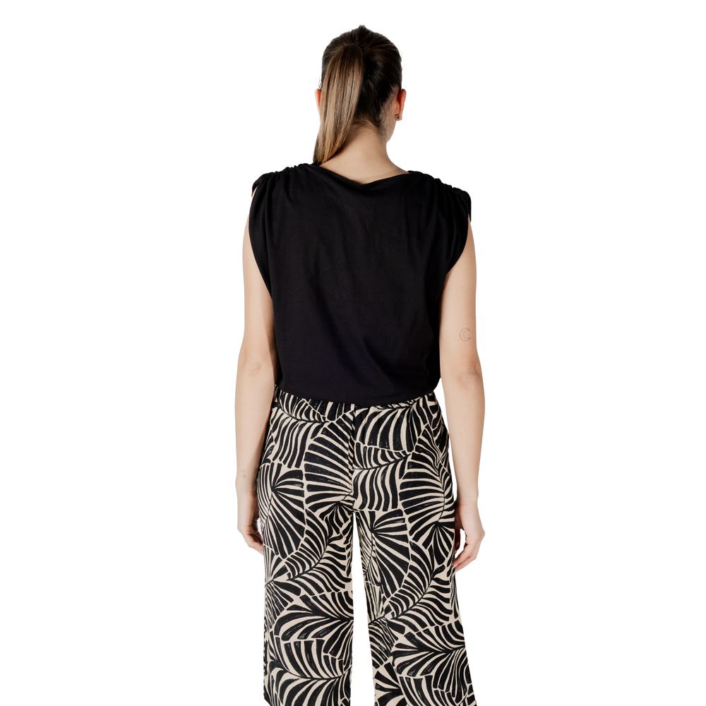 Jacqueline De Yong Black Cotton Top - Luxe Nova
