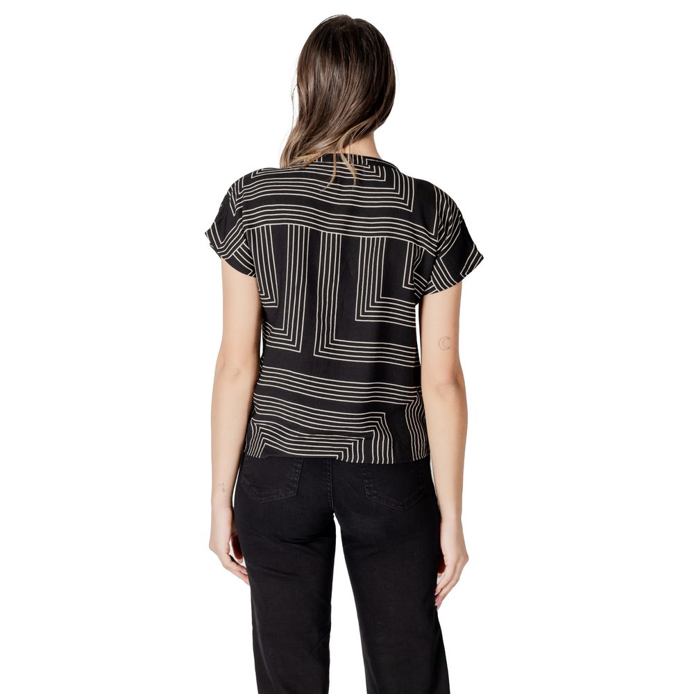 Jacqueline De Yong Black Viscose Sportswear - Luxe Nova