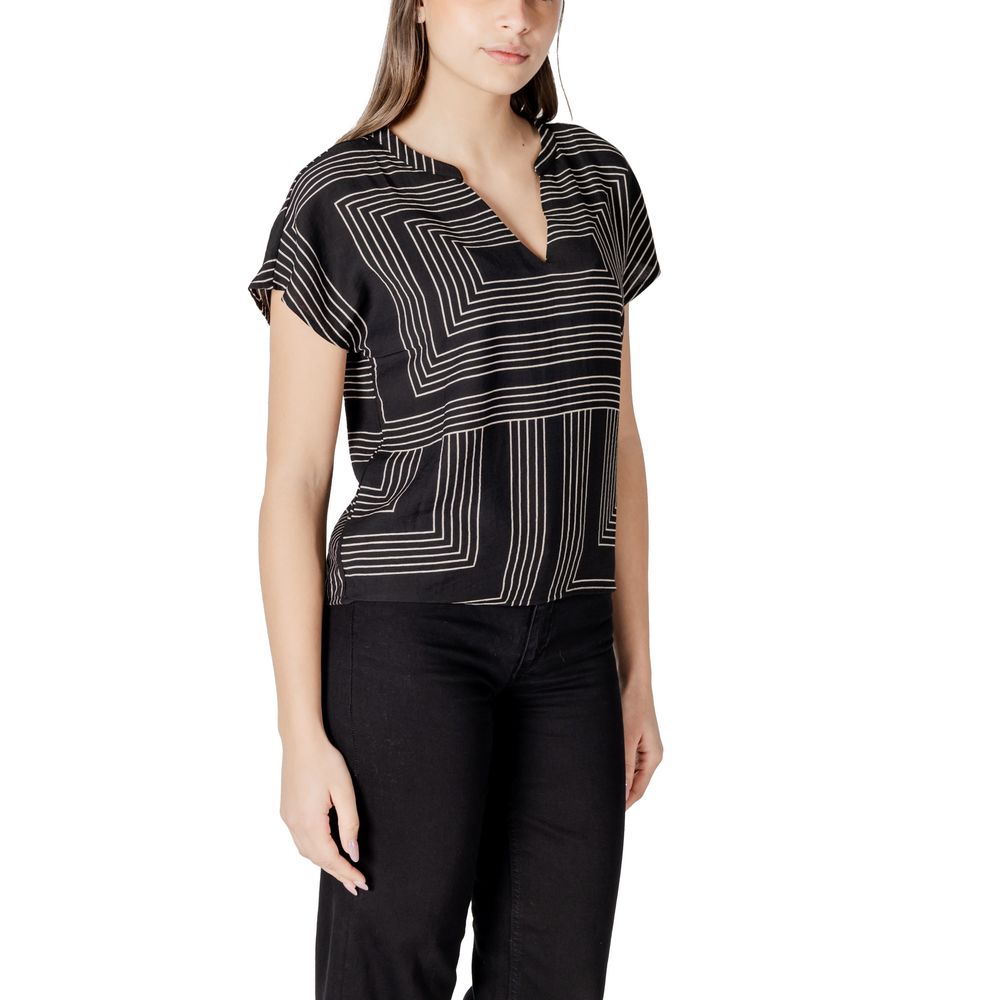 Jacqueline De Yong Black Viscose Sportswear - Luxe Nova