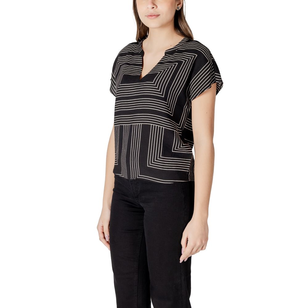 Jacqueline De Yong Black Viscose Sportswear - Luxe Nova