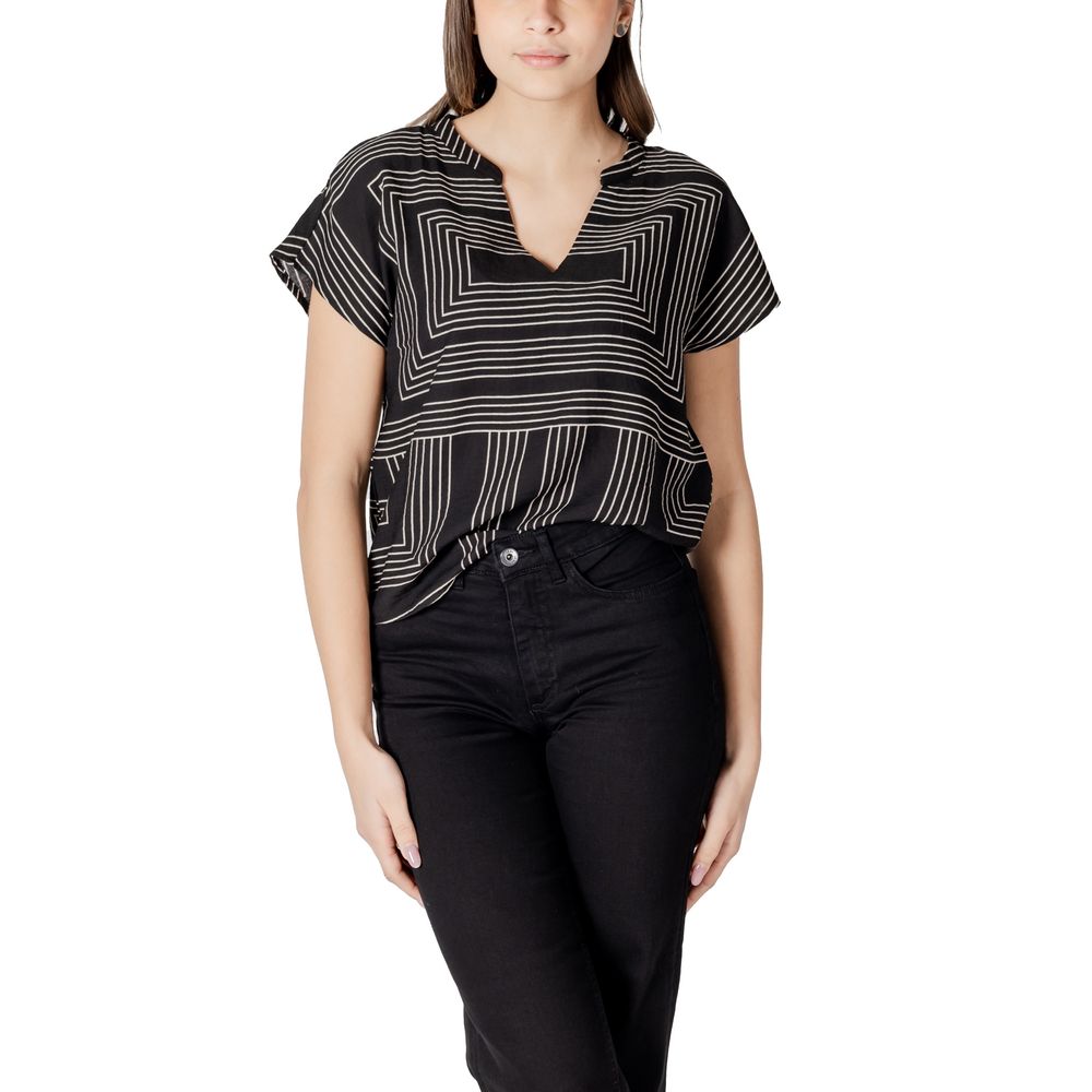 Jacqueline De Yong Black Viscose Sportswear - Luxe Nova