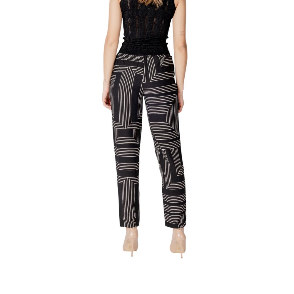 Jacqueline De Yong Black Viscose Pants - Luxe Nova
