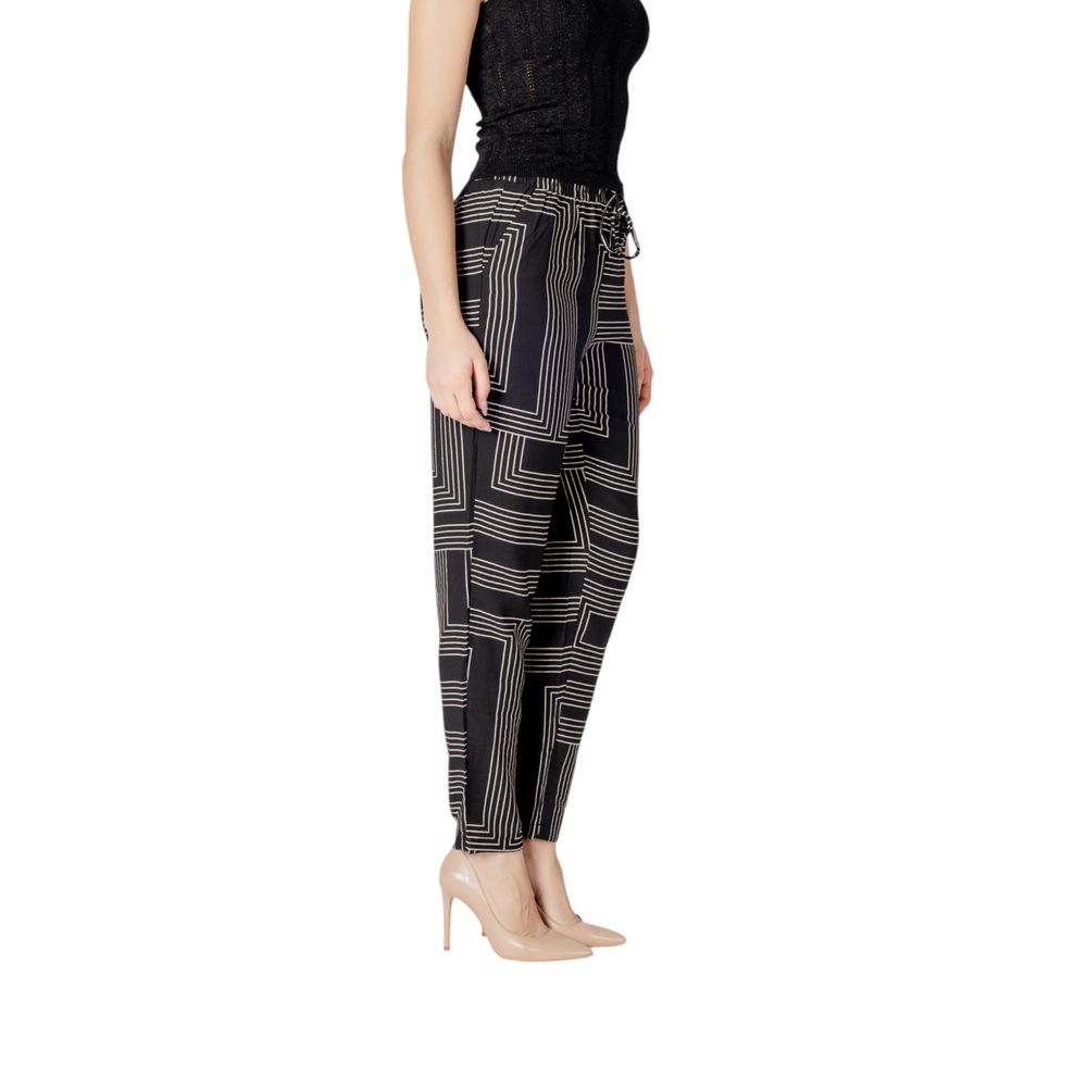 Jacqueline De Yong Black Viscose Pants - Luxe Nova
