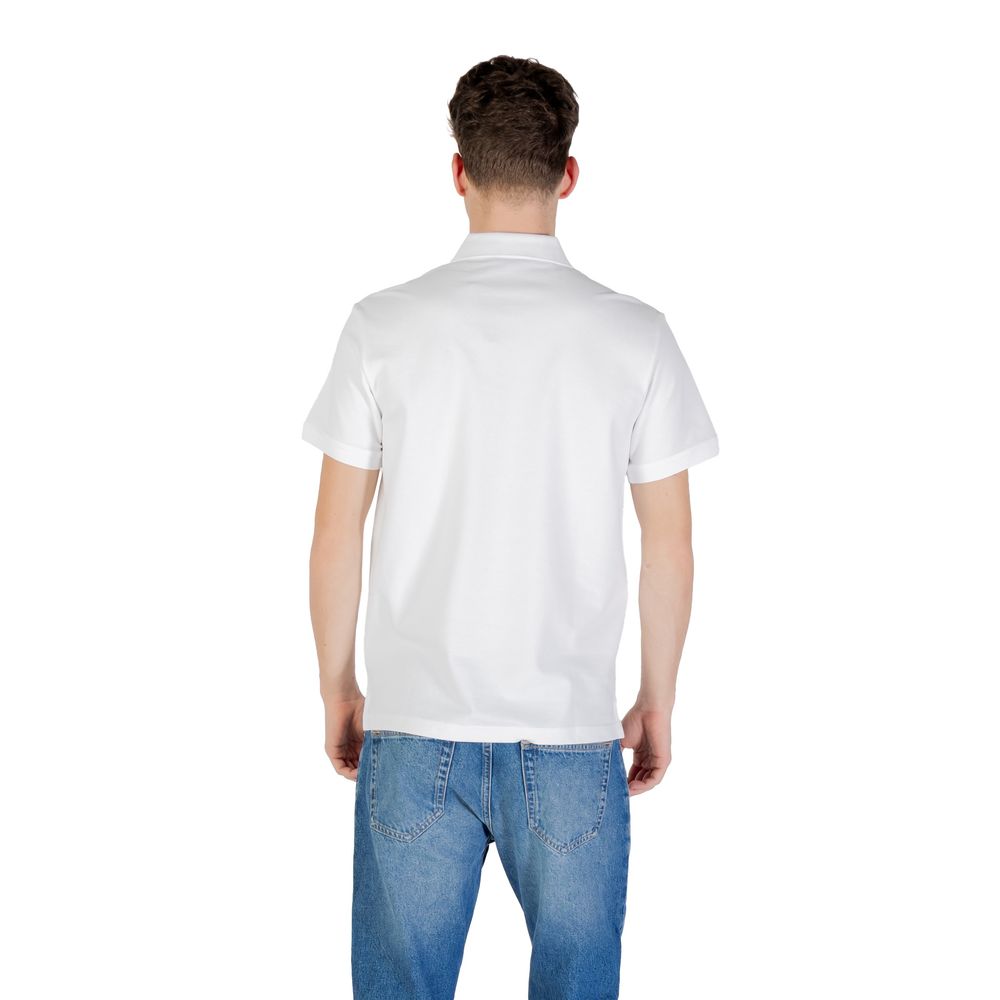 Emporio Armani Underwear White Cotton Polo Shirt - Luxe Nova