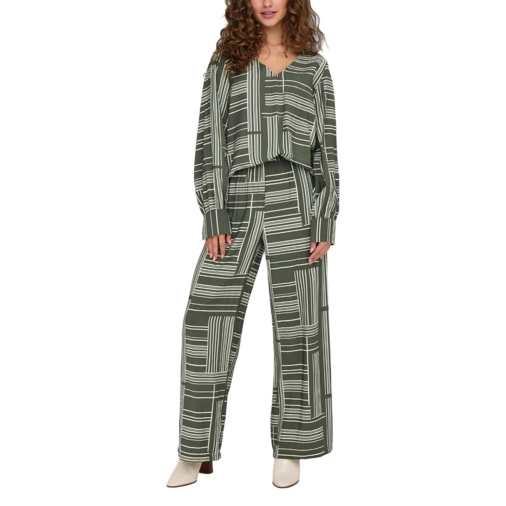 Jacqueline De Yong Green Viscose Blouse - Luxe Nova
