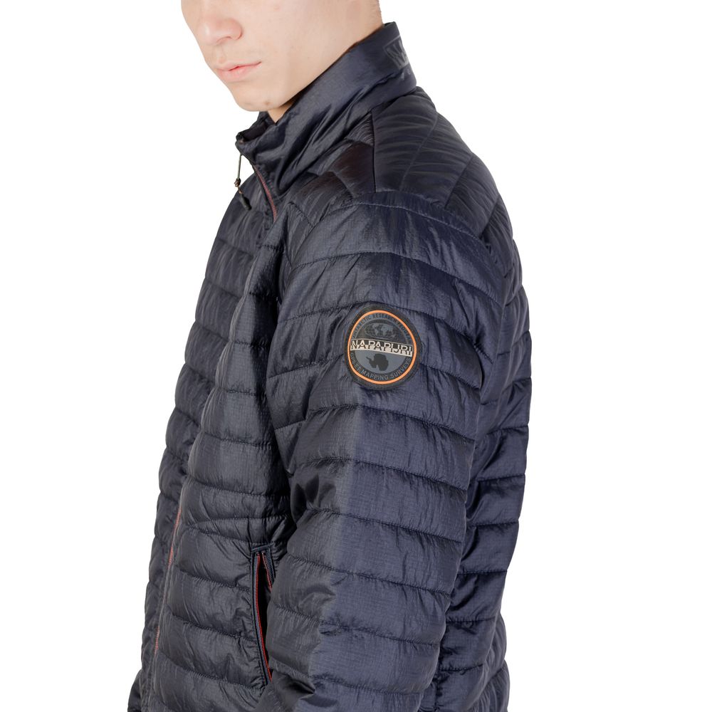 Napapijri Blue Polyamide Coat
