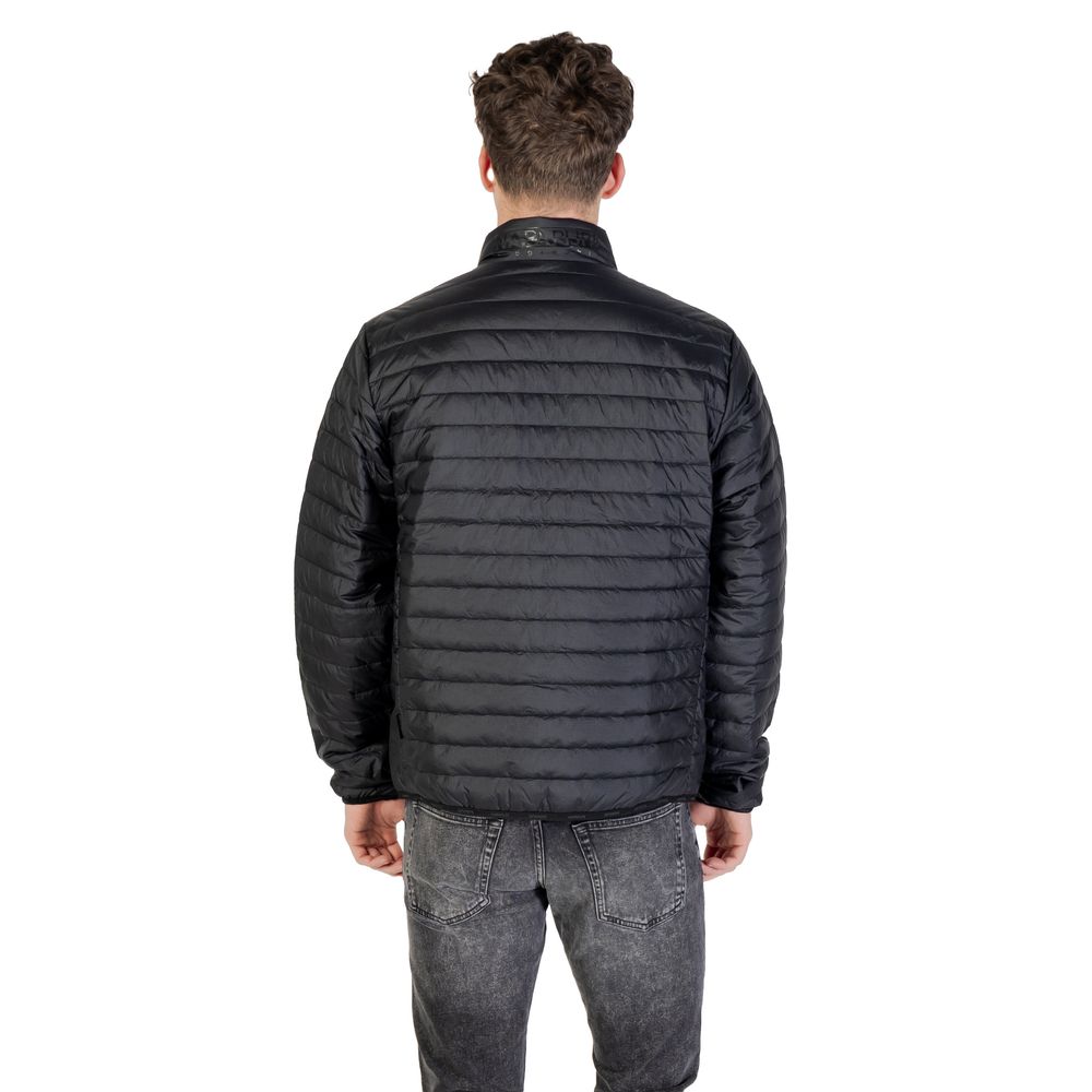 Napapijri Black Polyamide Coat - Luxe Nova