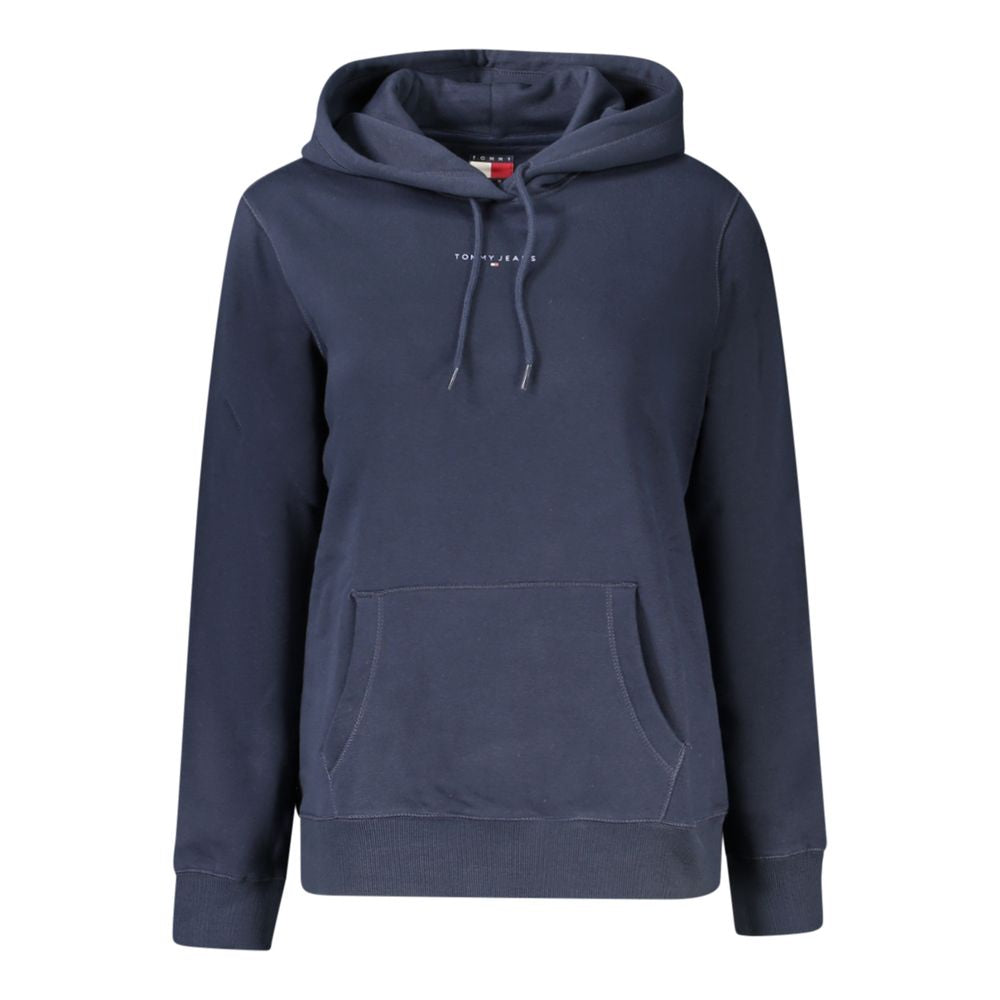 Tommy Hilfiger Blue Cotton Women's Hoodie - Luxe Nova