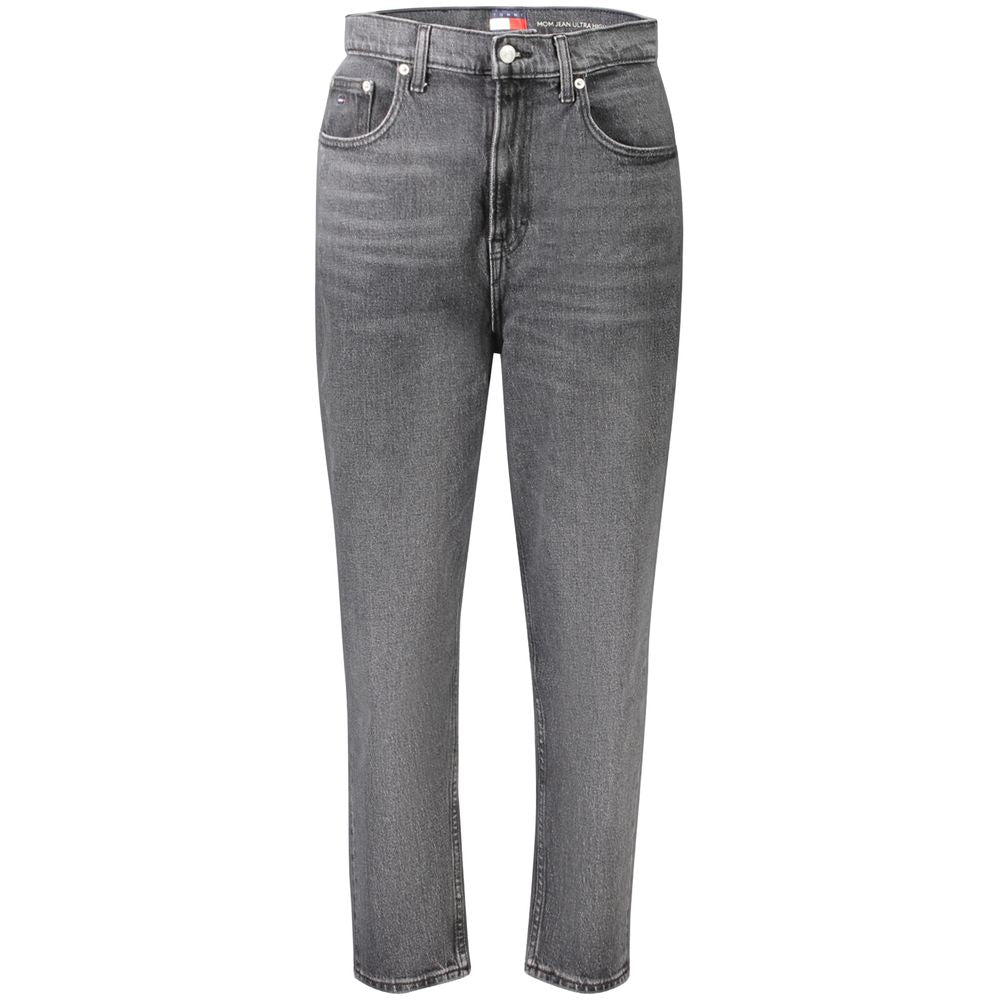 Tommy Hilfiger Black Cotton Women Jeans - Luxe Nova