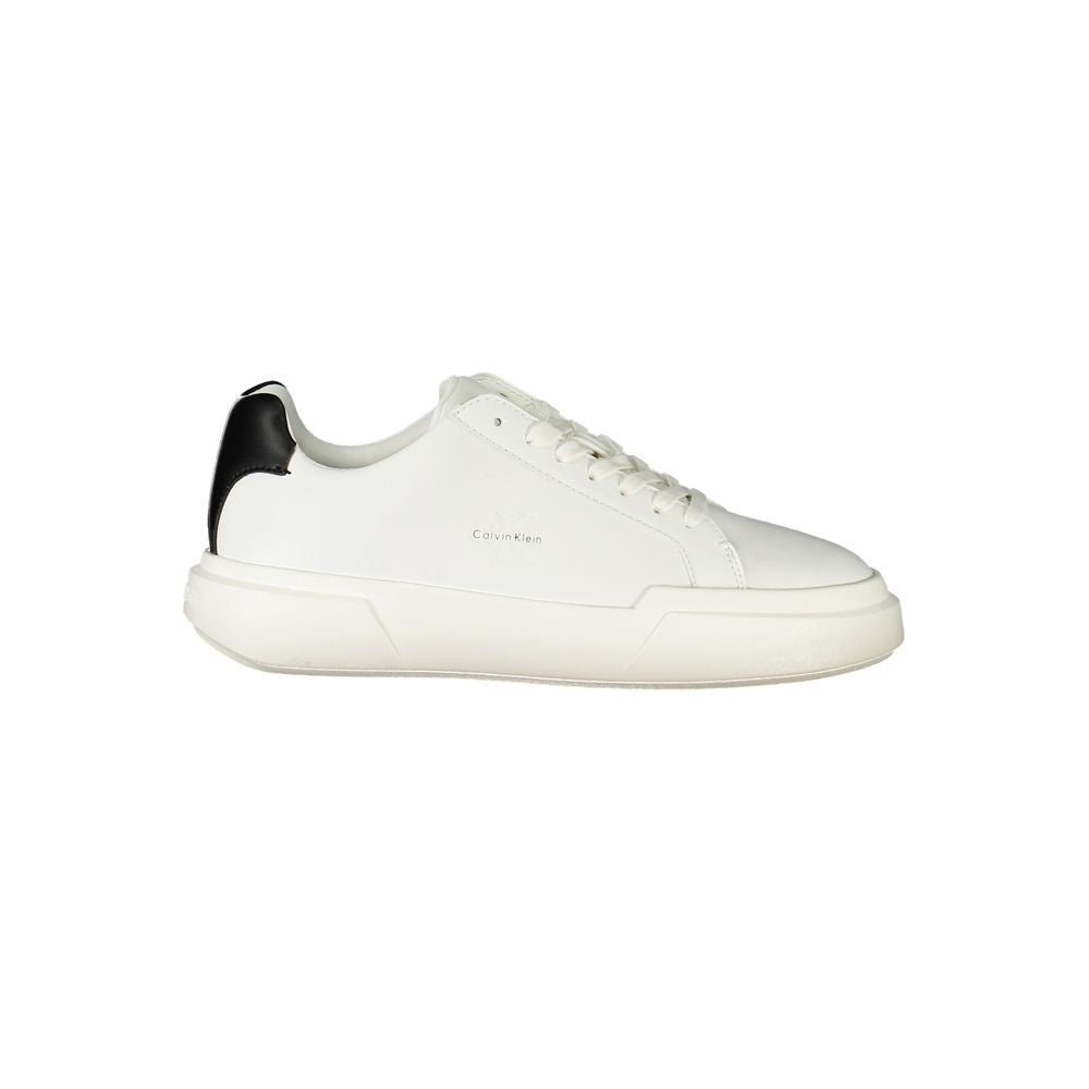 Calvin Klein Bianco Polyurethane Women Sneaker - Luxe Nova