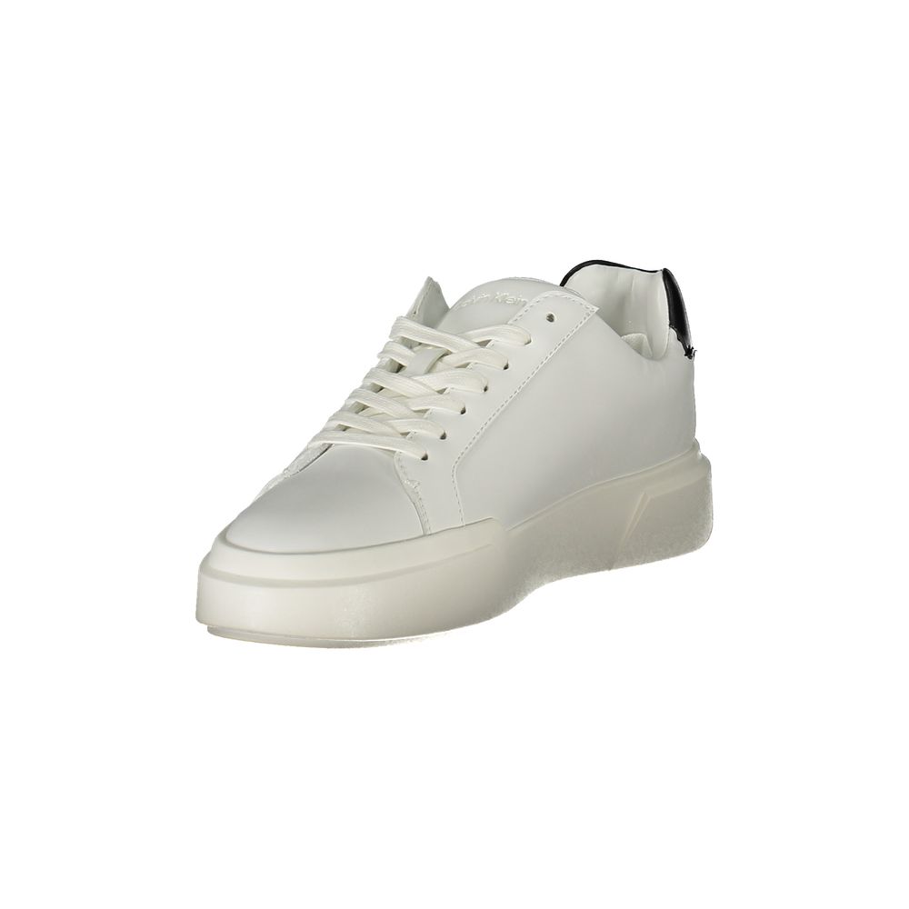 Calvin Klein Bianco Polyurethane Women Sneaker - Luxe Nova