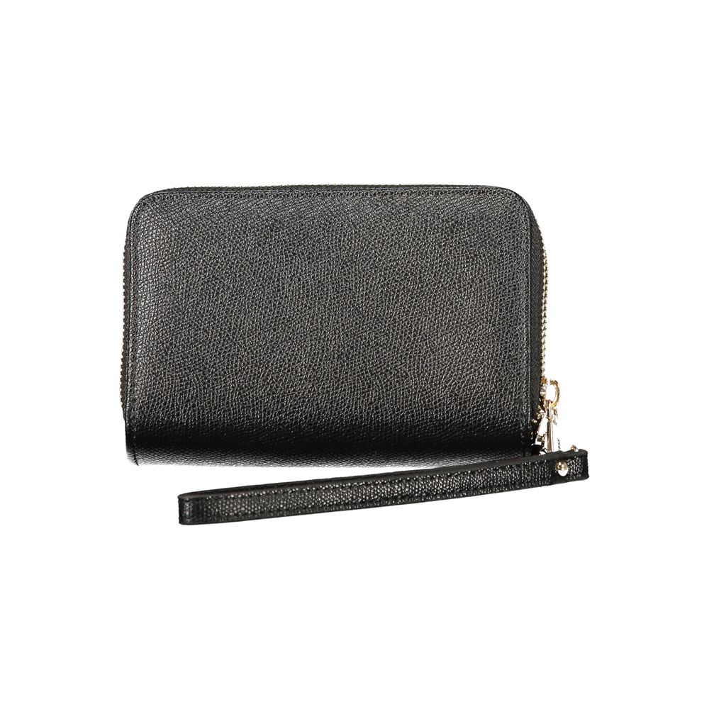 Guess Jeans Black Polyurethane Women Wallet - Luxe Nova