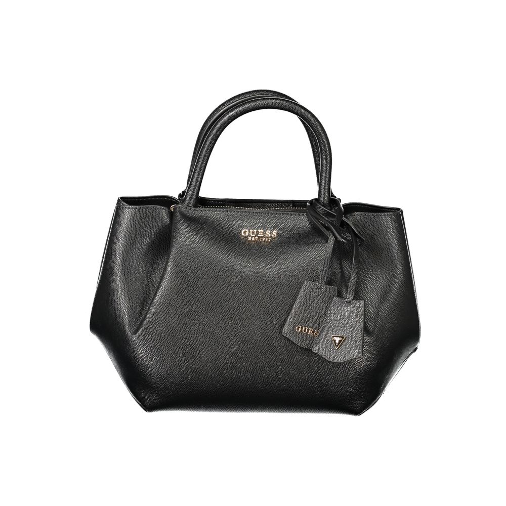 Guess Jeans Nero Poliuretano Women Handbag - Luxe Nova
