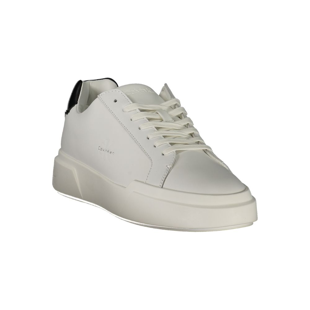 Calvin Klein Bianco Leather Men Sneaker - Luxe Nova